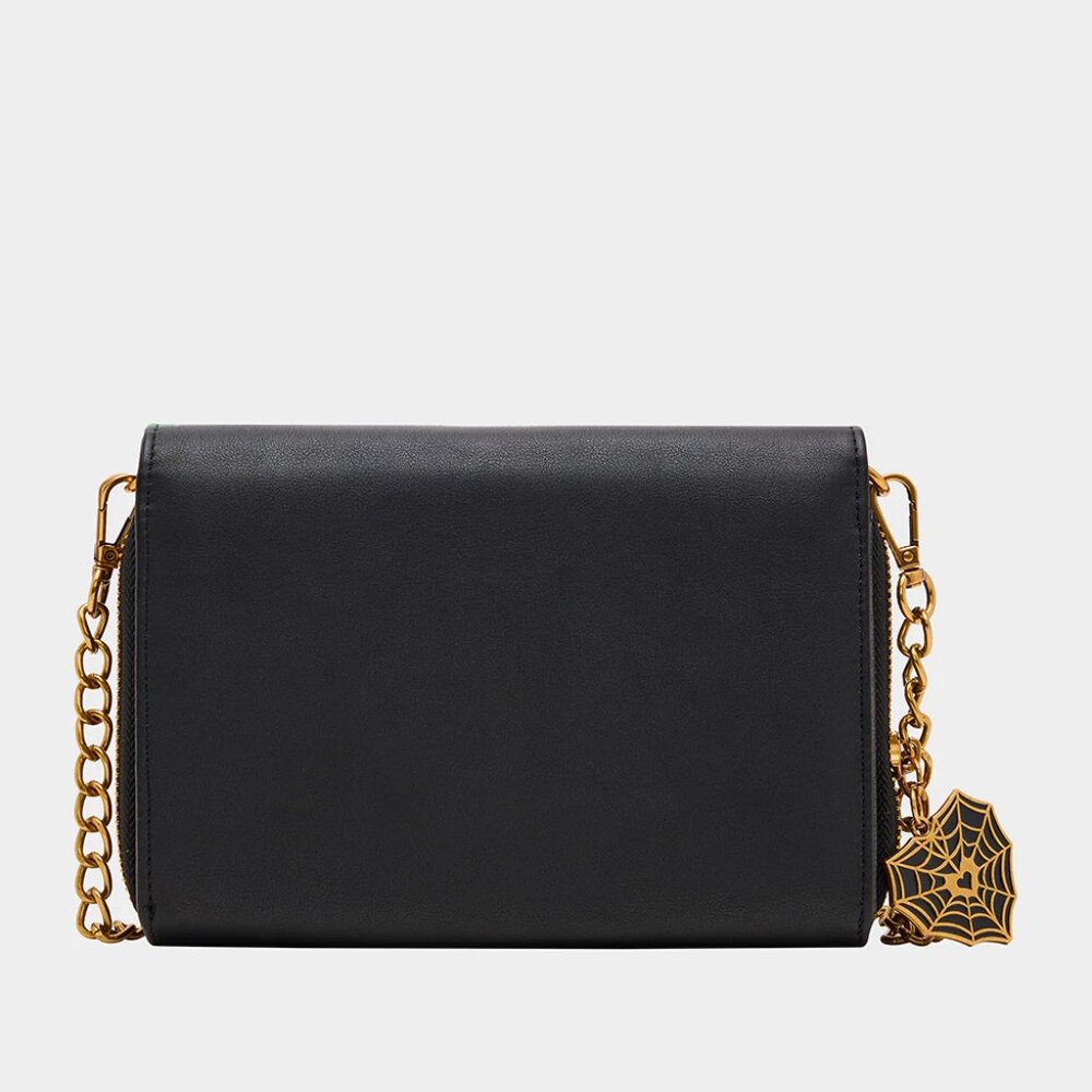 Betsey Johnson Forever Home Wallet On Chain Crossbody Bag Halloween WOC NWT - Picture 5 of 14